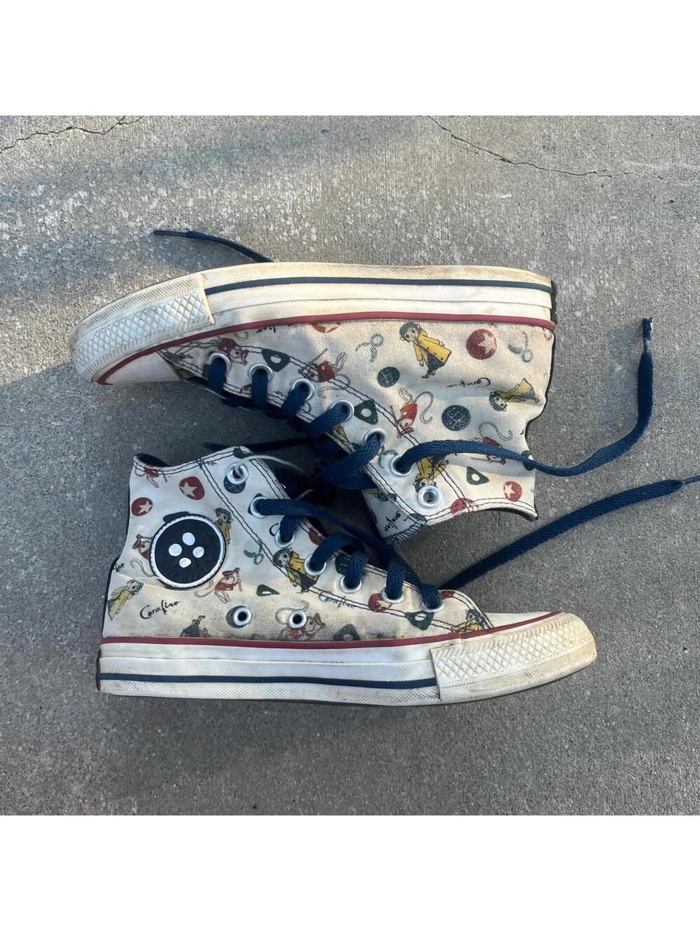 Rare grail Coraline x Laika Converse collab custom all stars